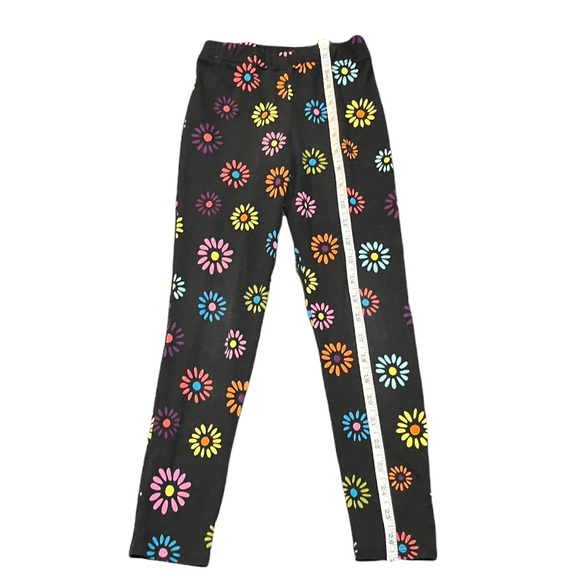 Legging Trolls Black with bright flowers Size 5 - Picture 3 of 6